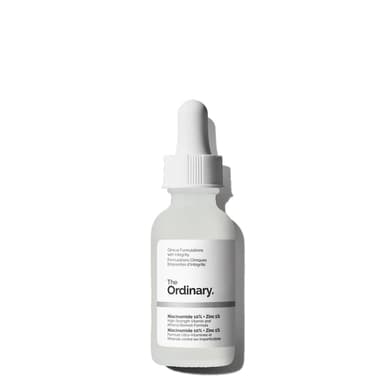 The Ordinary Niacinamide 10% + Zinc 1% serum bottle